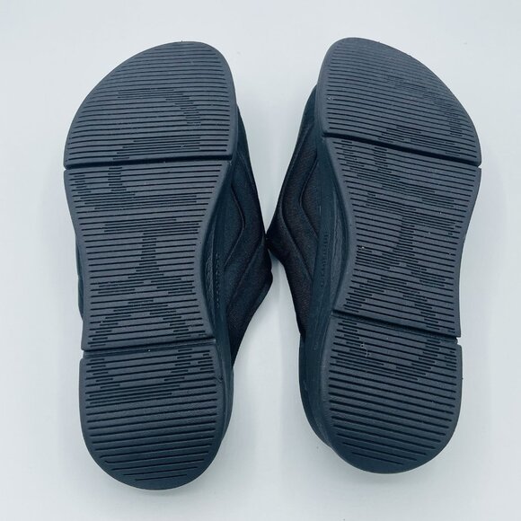 Ryka Sandals Womens Size 8 Wide Black Tao Recovery Flip Flops Comfort Adjustable - Picture 12 of 12